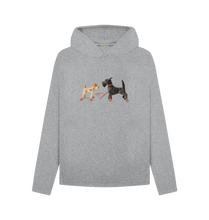 Load image into Gallery viewer, Athletic Grey Scottie &amp; Foxy Adventures - Relaxed Hoody