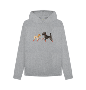 Athletic Grey Scottie & Foxy Adventures - Relaxed Hoody