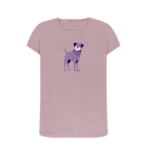 Load image into Gallery viewer, Mauve Border Terrier Scoop Neck TShirt