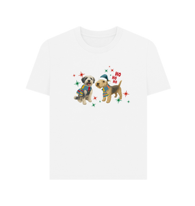 White Printed T-shirt Front