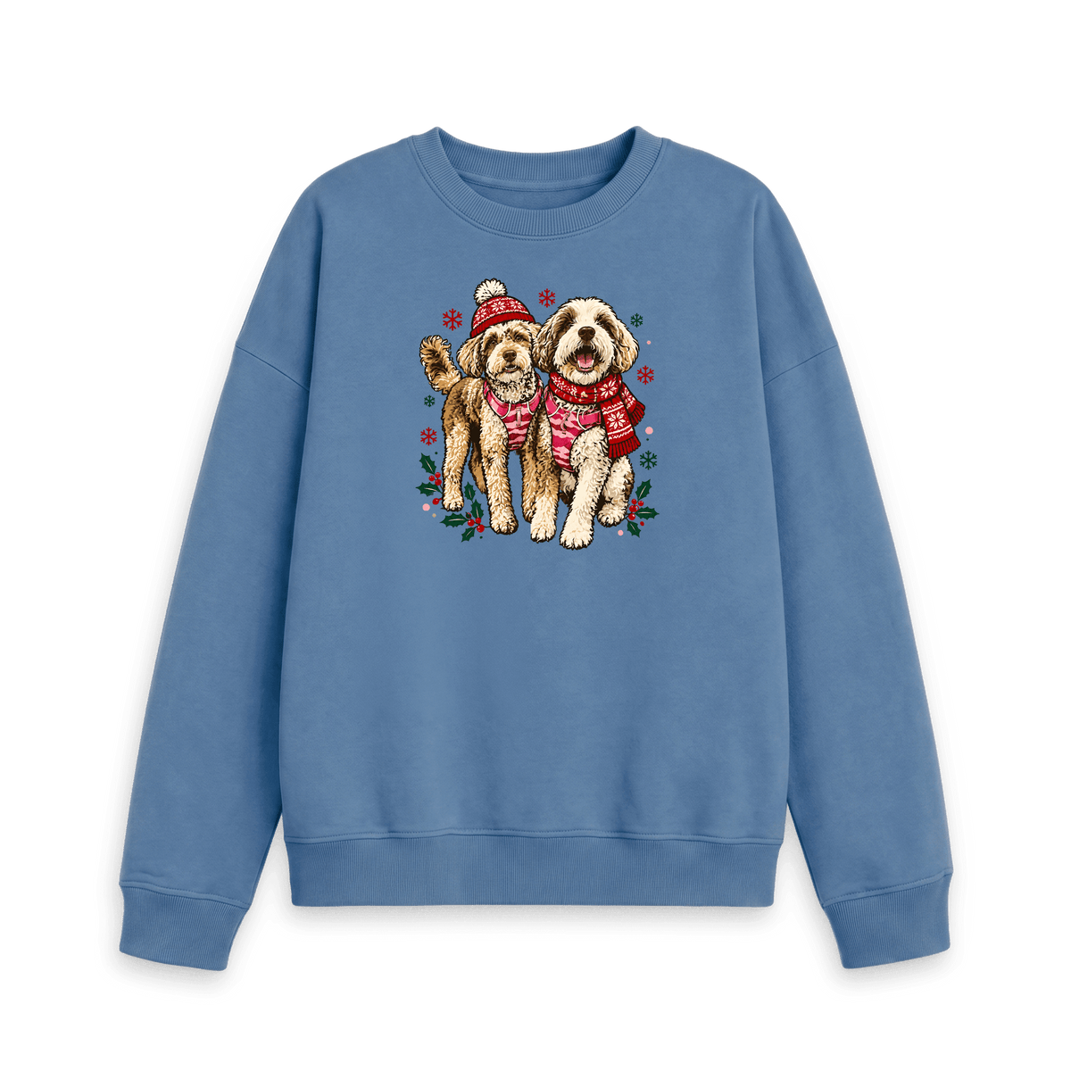 Solent Printed Sweater Front