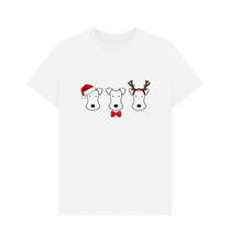 Load image into Gallery viewer, White Foxy Christmas - men&#39;s tshirt