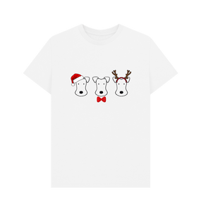 White Foxy Christmas - men's tshirt