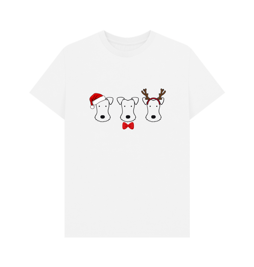 White Foxy Christmas - men's tshirt