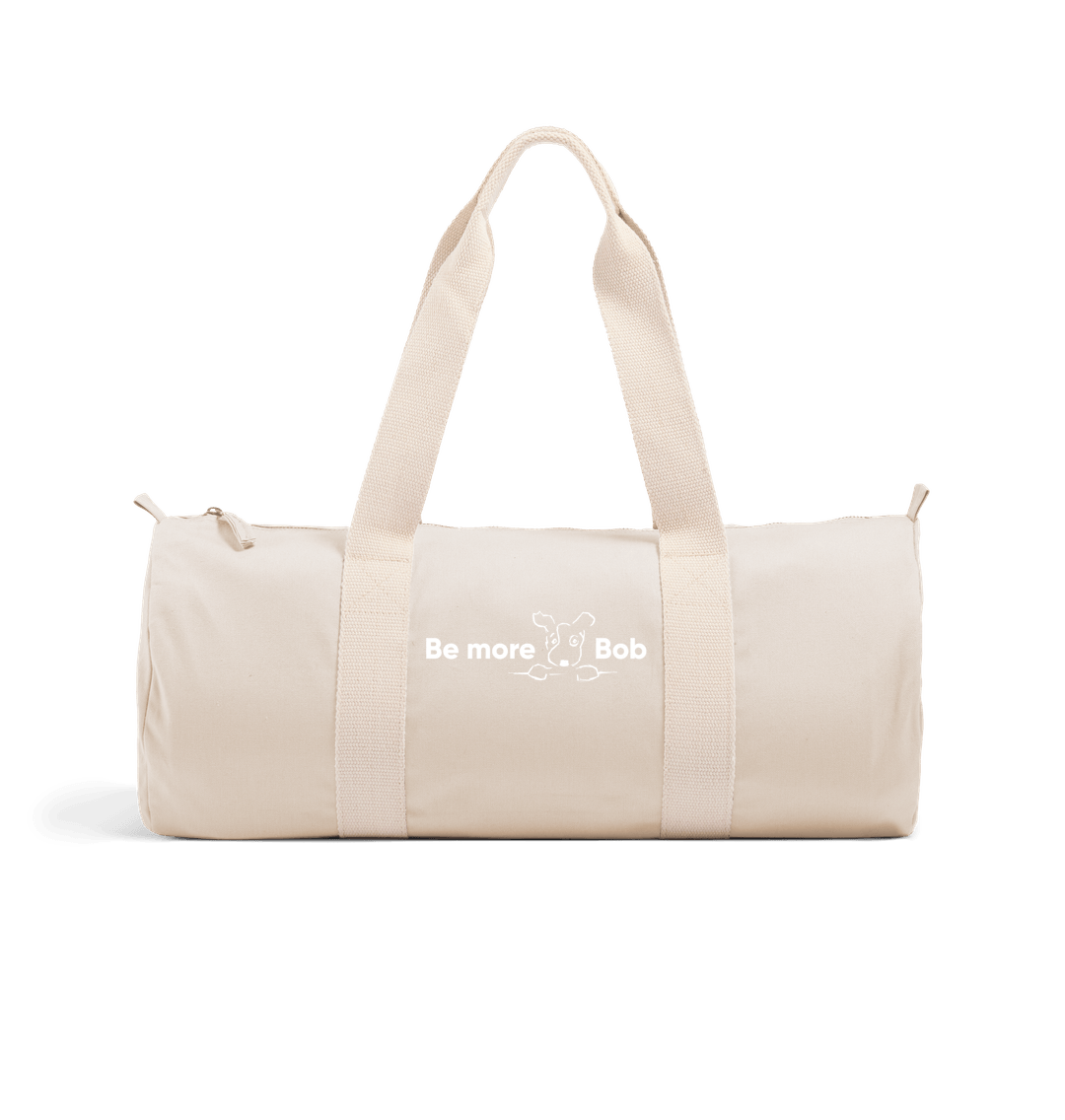 Natural Be More Bob organic duffle bag