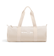 Load image into Gallery viewer, Natural Be More Bob organic duffle bag