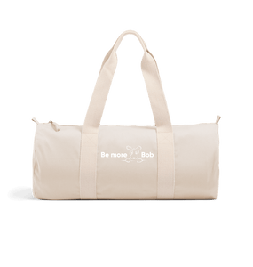 Natural Be More Bob organic duffle bag