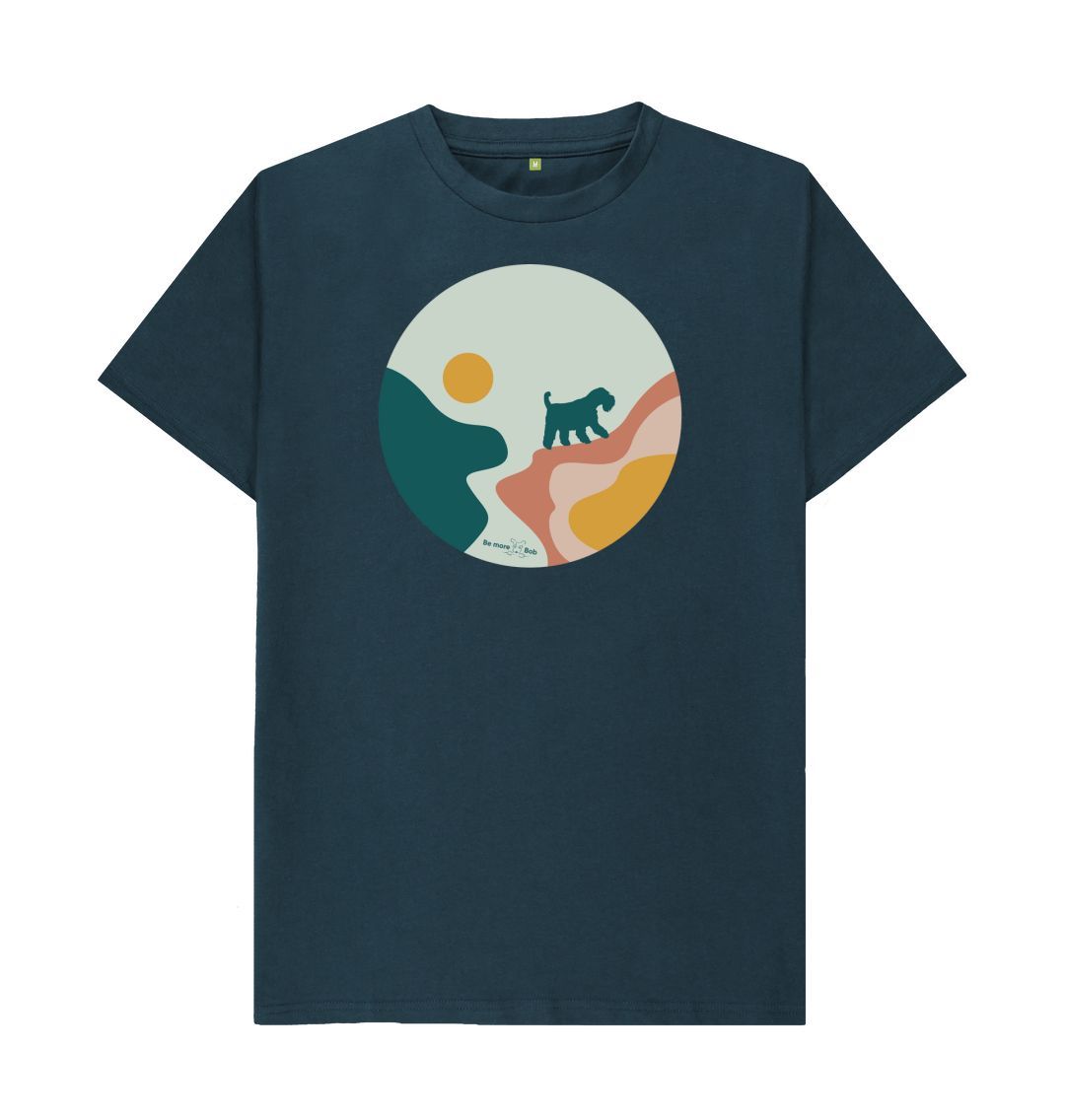 Denim Blue Be More Bob T-Shirt - going my own way