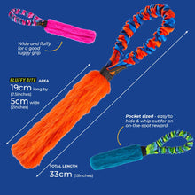 Load image into Gallery viewer, Pocket Fauxtastic | Faux Fur Pocket Tug | Tug-E-Nuff: Pink Pattern