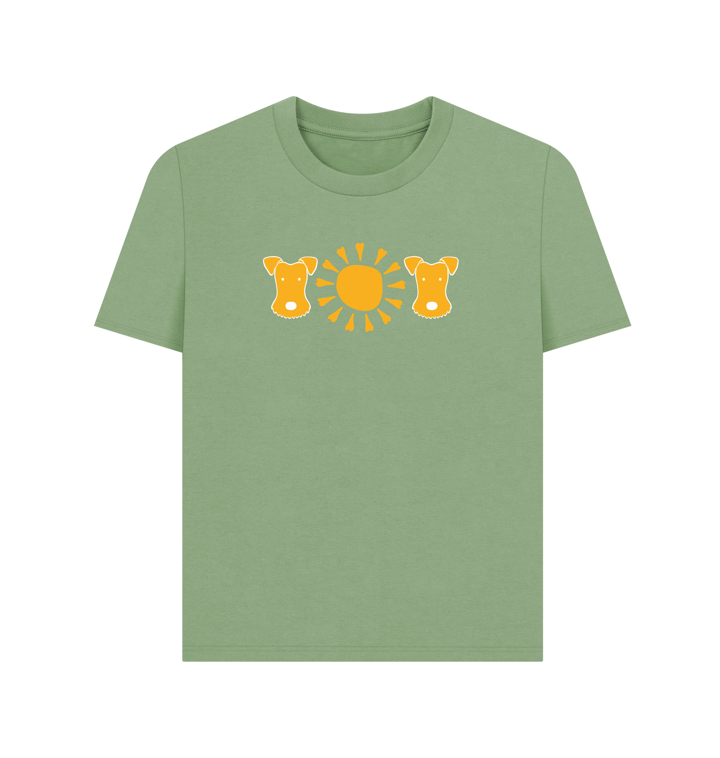 Sage Printed T-shirt Front