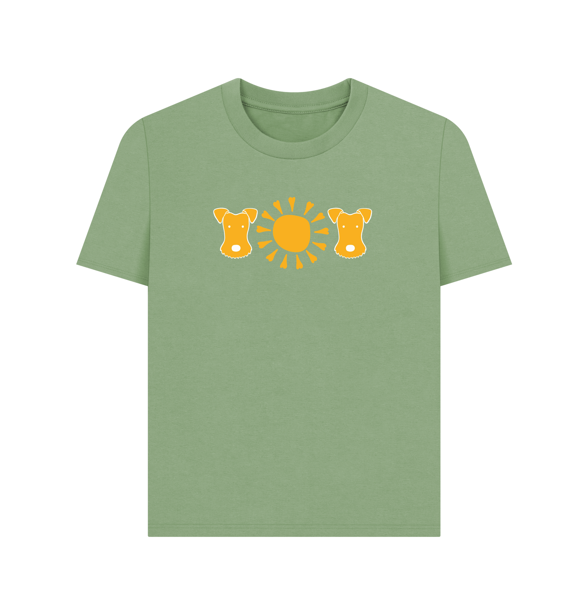 Sage Printed T-shirt Front