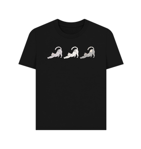 Black Printed T-shirt Front