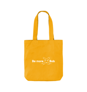 Sunflower Be More Bob organic cotton bag for life