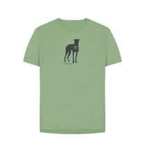 Load image into Gallery viewer, Sage Women&#39;s Relaxed Fit T-Shirt - love is a Greyhound