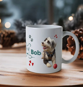 Mug - Be More Bob - hearts and paws