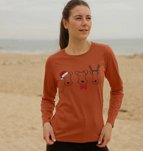 Foxy Christmas! Long Sleeve Tshirt