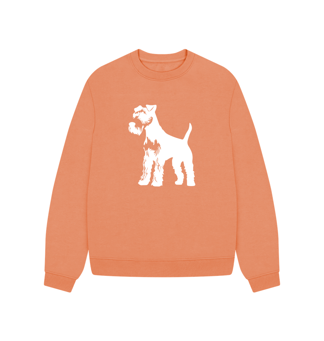 Apricot Schnauzer Oversized Relaxed Sweatshirt