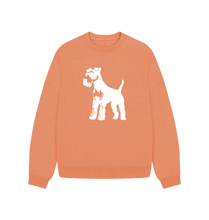 Load image into Gallery viewer, Apricot Schnauzer Oversized Relaxed Sweatshirt
