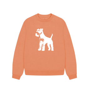 Apricot Schnauzer Oversized Relaxed Sweatshirt