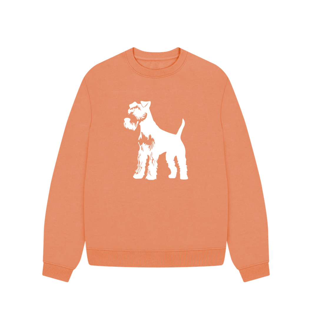 Apricot Schnauzer Oversized Relaxed Sweatshirt