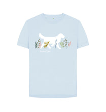 Load image into Gallery viewer, Sky Blue Women&#39;s relaxed fit t-shirt - Golden Walks