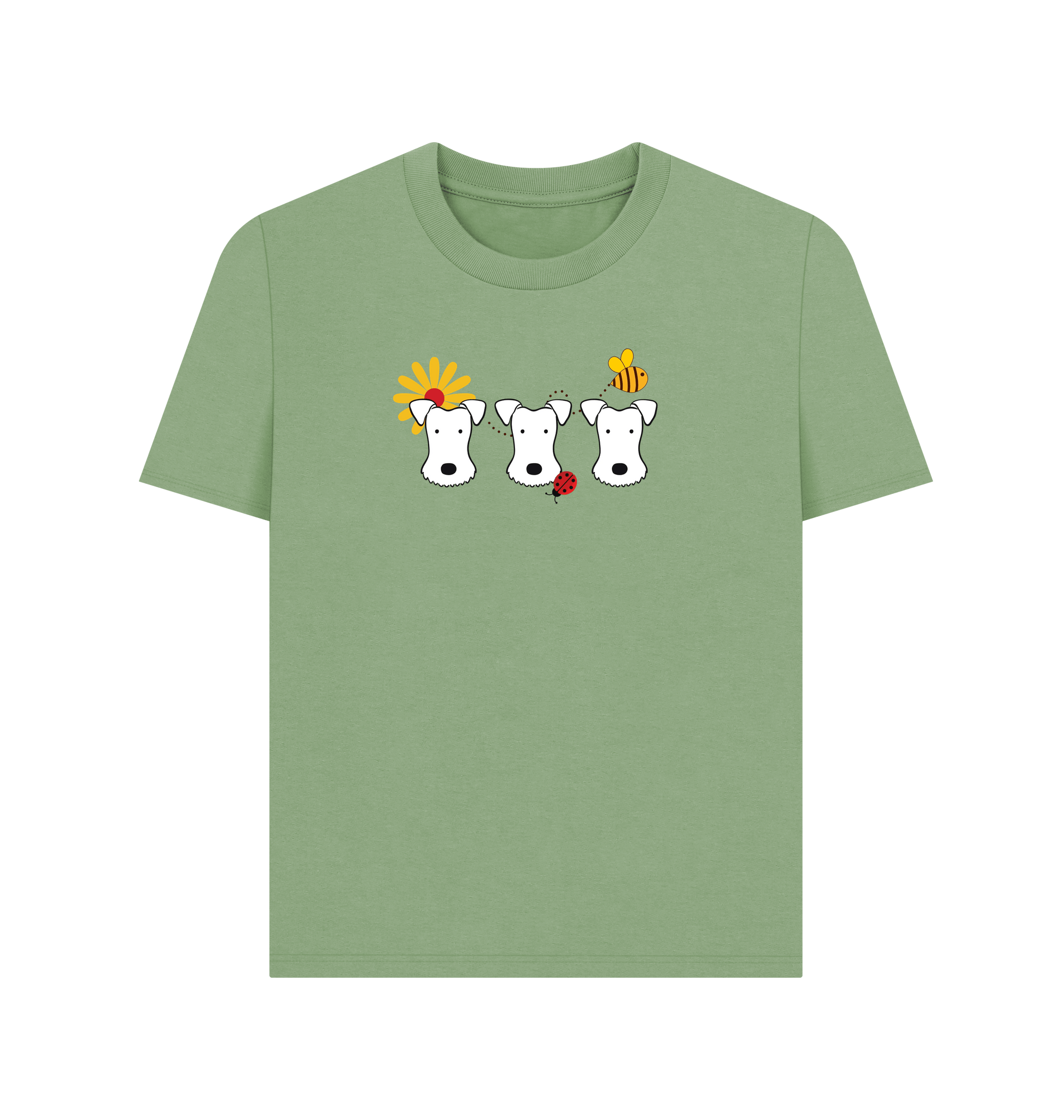 Sage Printed T-shirt Front