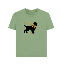 Load image into Gallery viewer, Sage Printed T-shirt Front