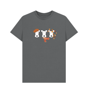 Slate Grey Printed T-shirt Front