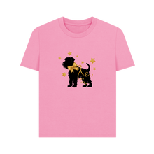 Load image into Gallery viewer, Rose Pink Printed T-shirt Front