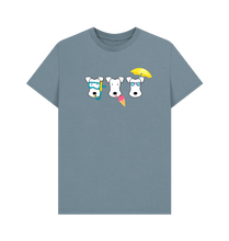 Load image into Gallery viewer, Stone Blue Printed T-shirt