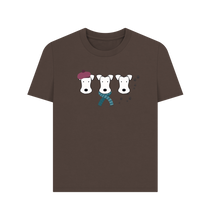 Load image into Gallery viewer, Chocolate Printed T-shirt Front