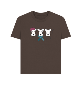 Chocolate Printed T-shirt Front