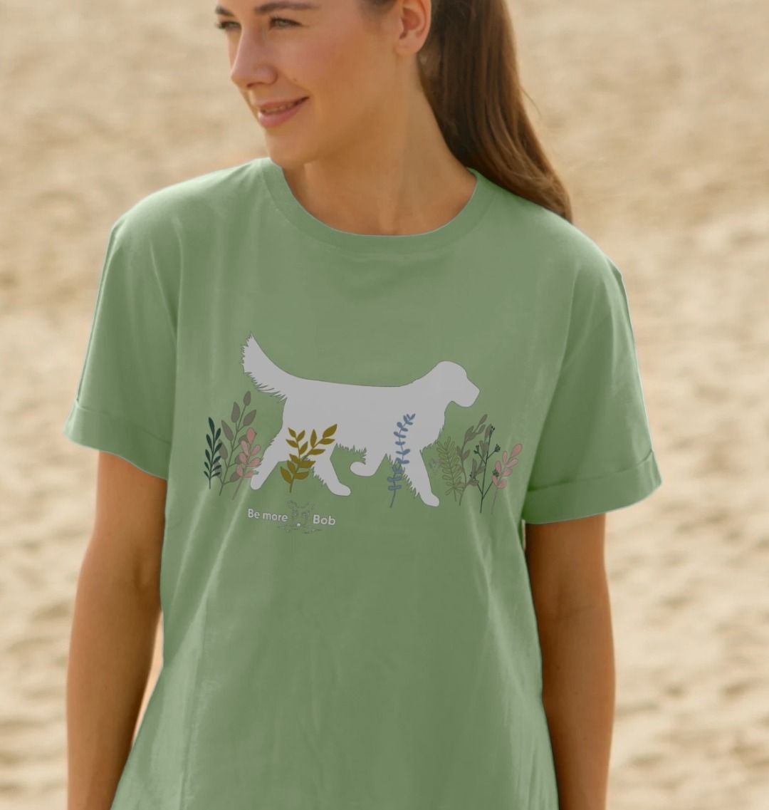 Women's relaxed fit t-shirt - Golden Walks