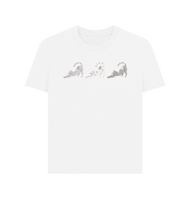 Load image into Gallery viewer, White Printed T-shirt Front