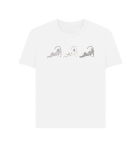 White Printed T-shirt Front