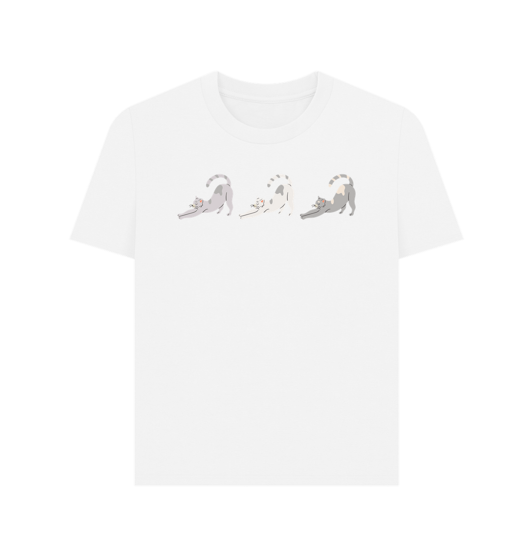 White Printed T-shirt Front