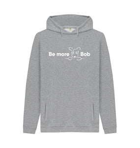 Light Heather Be More Bob Men's Relaxed Fit Hoody