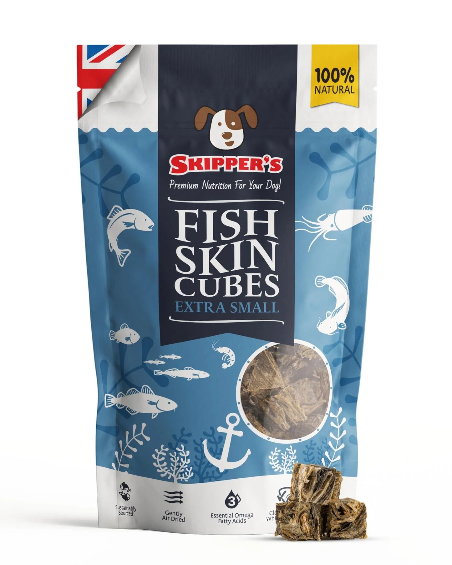 Natural Fish Skin Cubes - Hypoallergic - Fisher's