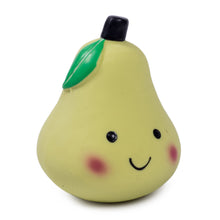 Load image into Gallery viewer, Foodie Faces Latex Pear Squeaker