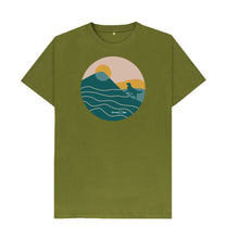 Load image into Gallery viewer, Moss Green Be More Bob T-Shirt - adventure awaits
