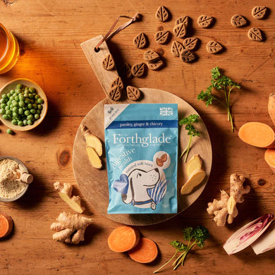 Forthglade digestive health multi-functional soft bites with parsley, ginger & chicory
