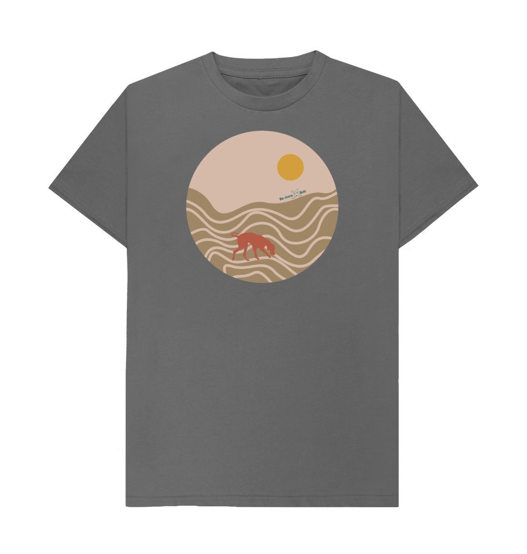 Slate Grey Be More Bob T-Shirt - On the scent