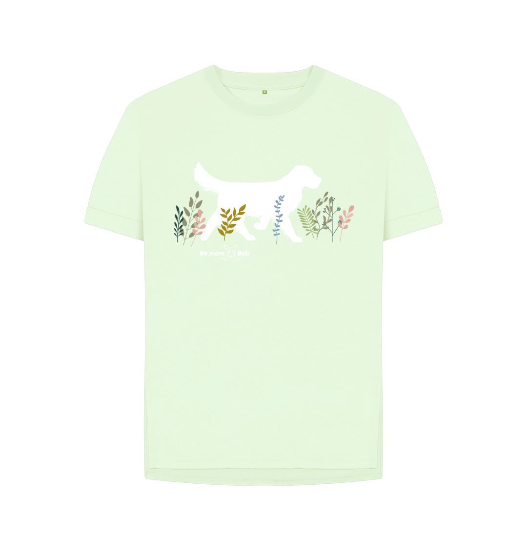 Pastel Green Women's relaxed fit t-shirt - Golden Walks