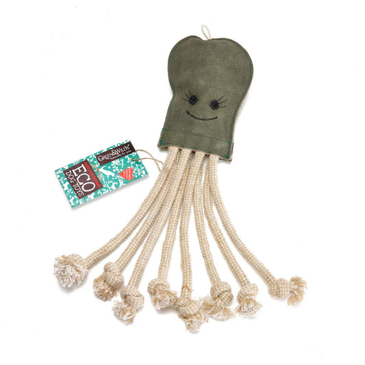 Olive Octopus, Eco Toy, Green & Wilds