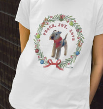Load image into Gallery viewer, Merry Christmas, love from Bertie - Women&#39;s crew neck t-shirt
