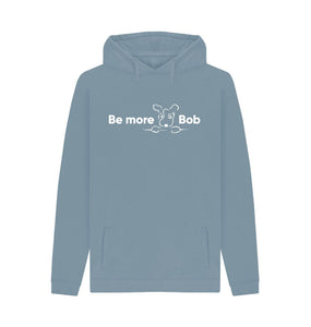 Stone Blue Be More Bob Men's Relaxed Fit Hoody