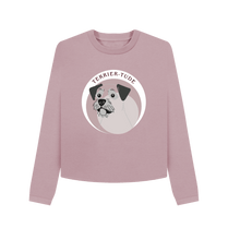 Load image into Gallery viewer, Mauve Border Terrier-Tude boxy sweatshirt