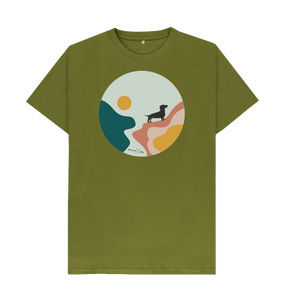 Moss Green Be More Bob T-Shirt - small & mighty