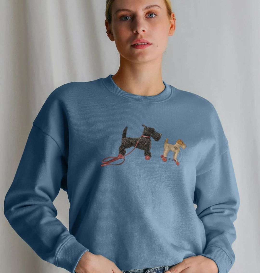 Scottie & Foxy Adventures, Oversized Sweatshirt