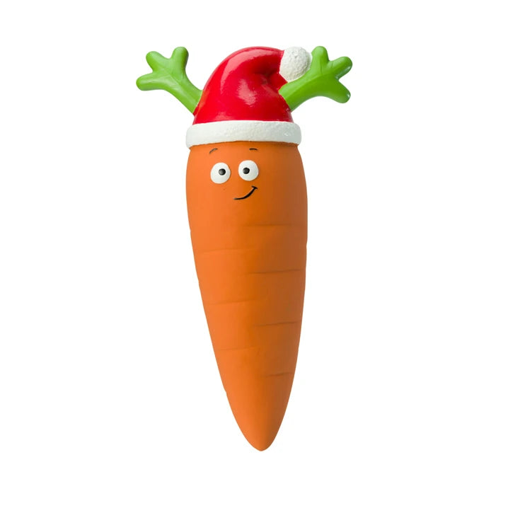 Christmas Carrot | Latex Squeaker | House of Paws